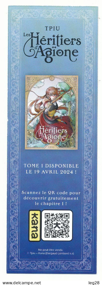 LES HERITIERS D'AGIONE - Marque-Pages