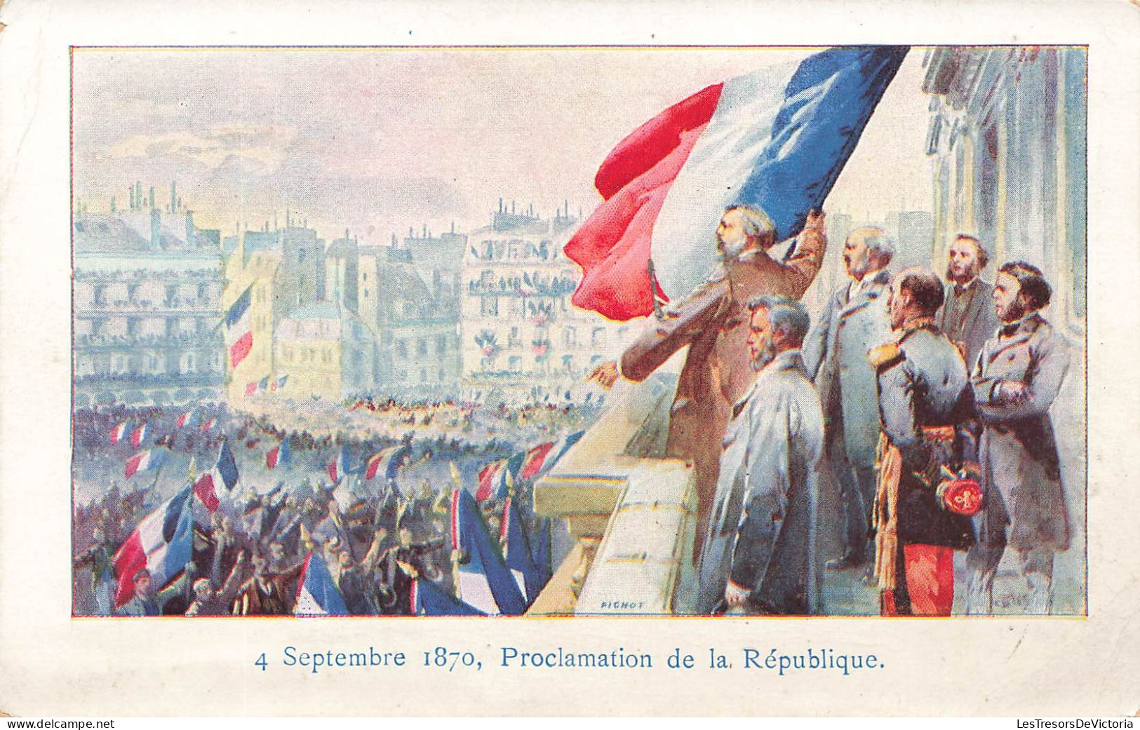 EVENEMENTS - 4 Septembre 1870 - Proclamation De La République - Animé - Carte Postale Ancienne - Otros & Sin Clasificación