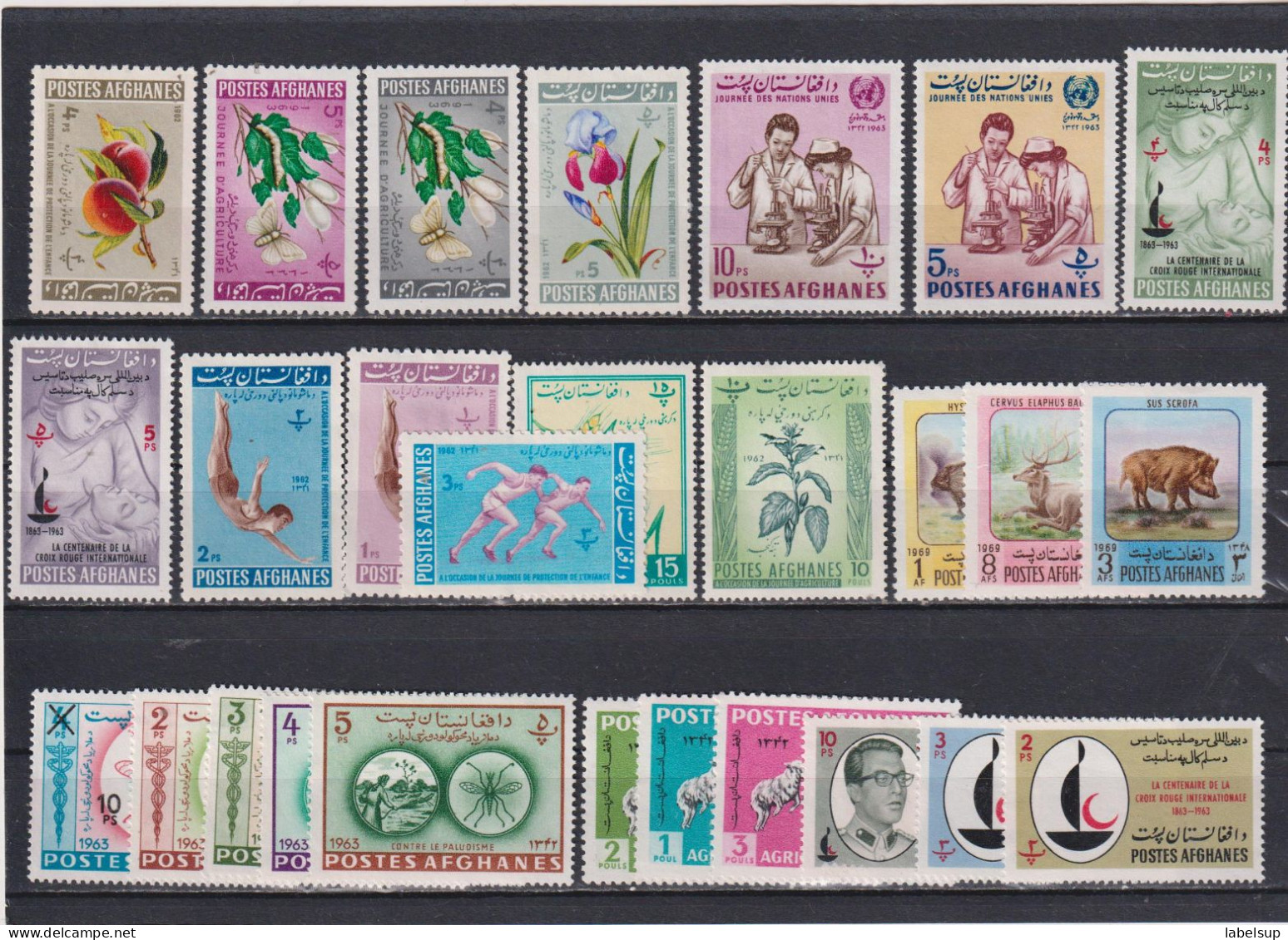 Lot De Timbres Neufs* D'Afghanistan D'années Variées MH/MNH/MNG - Afganistán