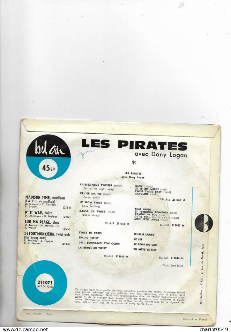 4 Titres Les Pirates - Andere & Zonder Classificatie