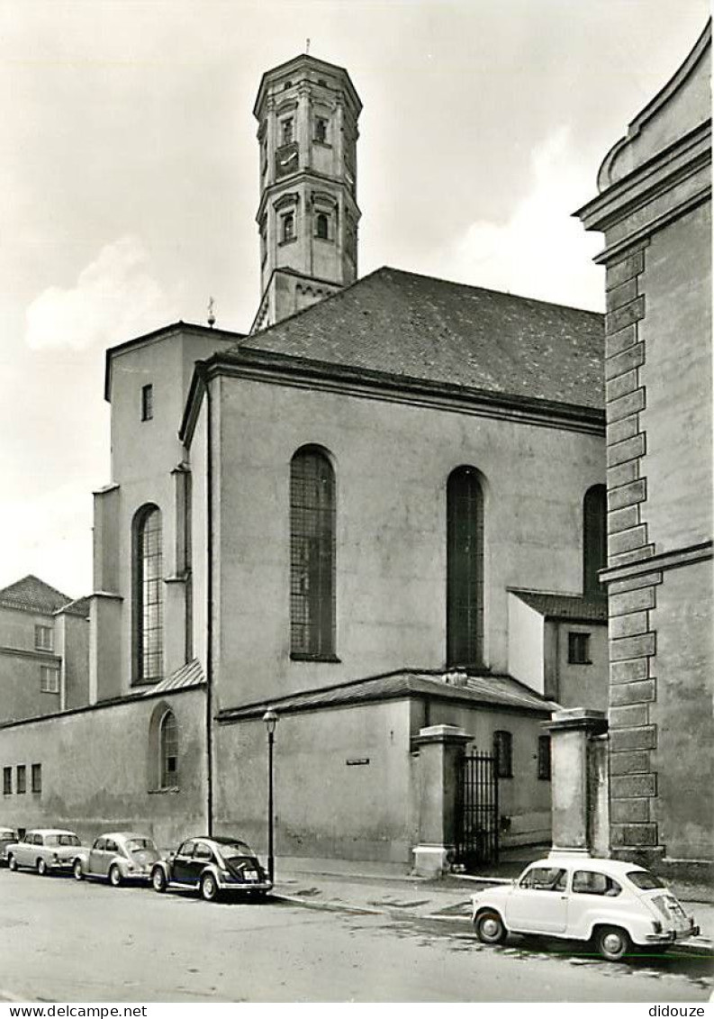 Automobiles - Allemagne - Augsburg - Dominikaner- U. Wallfahrtskirche - Carte Neuve - CPM - Voir Scans Recto-Verso - PKW