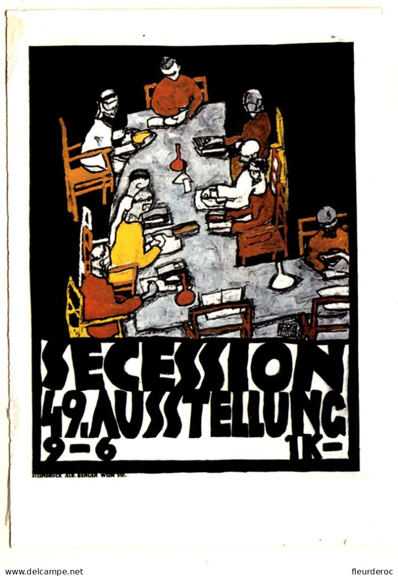 - M57357CPM - ILLUSTRATEURS - Reproduction Affiche - Egon SCHIELE - Secession 49 - Ausstellung 1918 - Très Bon état - T - Schiele