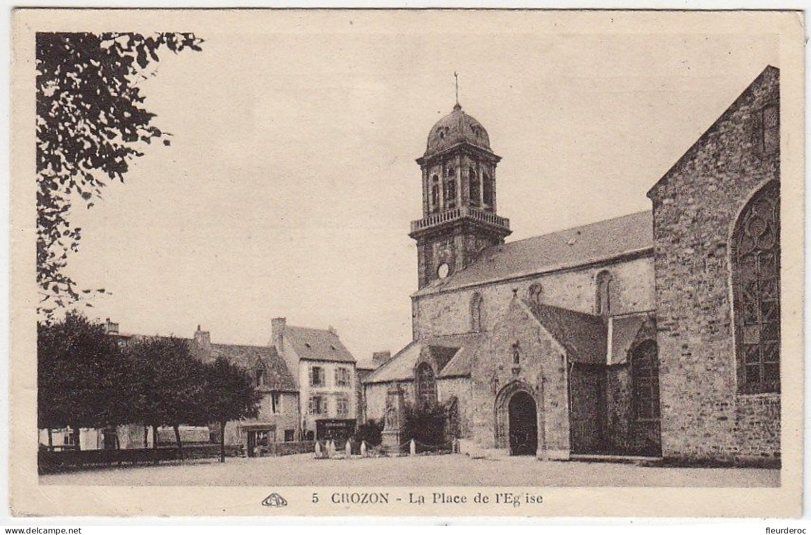 29 - B54408CPA - CROZON - La Place De L'eglise - Parfait état - FINISTERE - Crozon