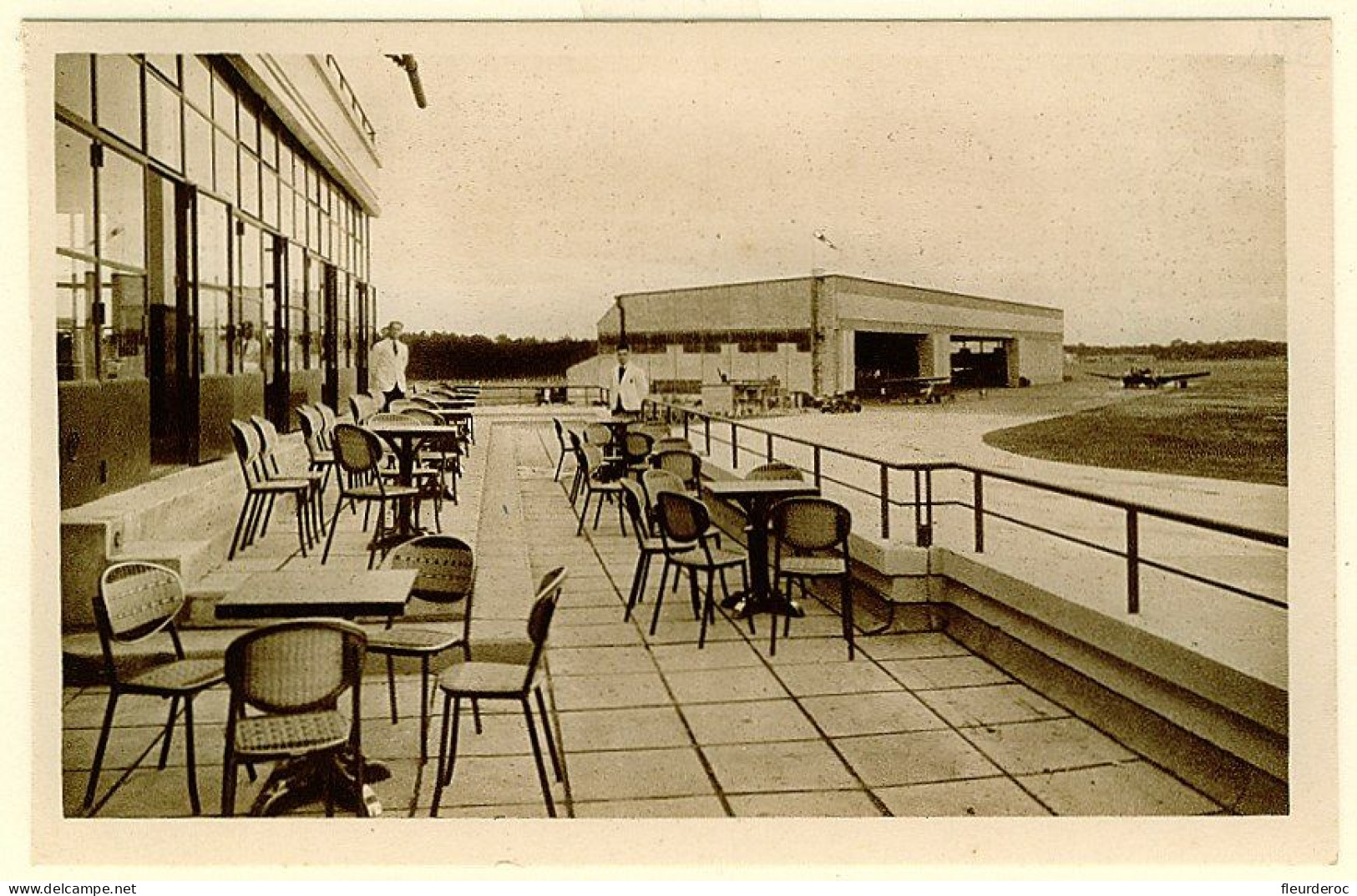 33 - CB53106CPA - MERIGNAC - BORDEAUX - La Terrasse Du Restaurant - Port Aerien - Aerogare - Parfait état - GIRONDE - Merignac