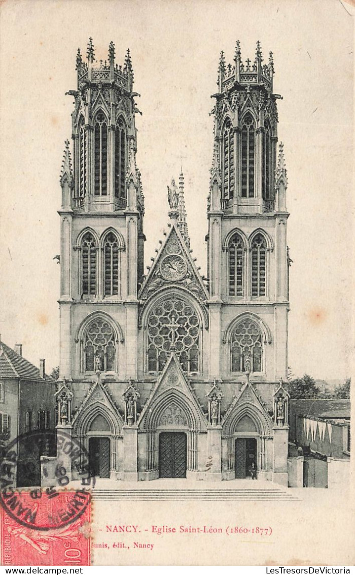 FRANCE - Nancy - Eglise Saint Léon (1860-1877) - Carte Postale Ancienne - Nancy