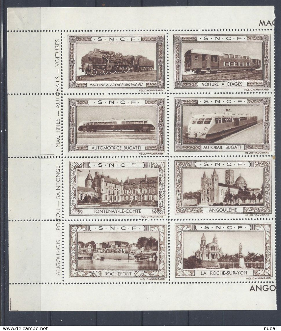 Lot Vignettes SNCF ** - Unused Stamps