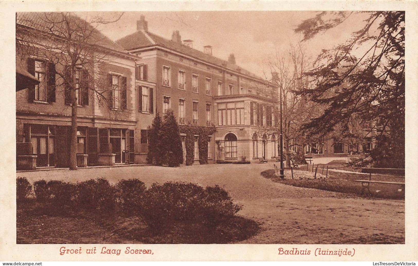 PAYS-BAS - Groet Uit Laag Soeren - Badhuis (tuinzijde) - Vue Panoramique - Carte Postale Ancienne - Rheden