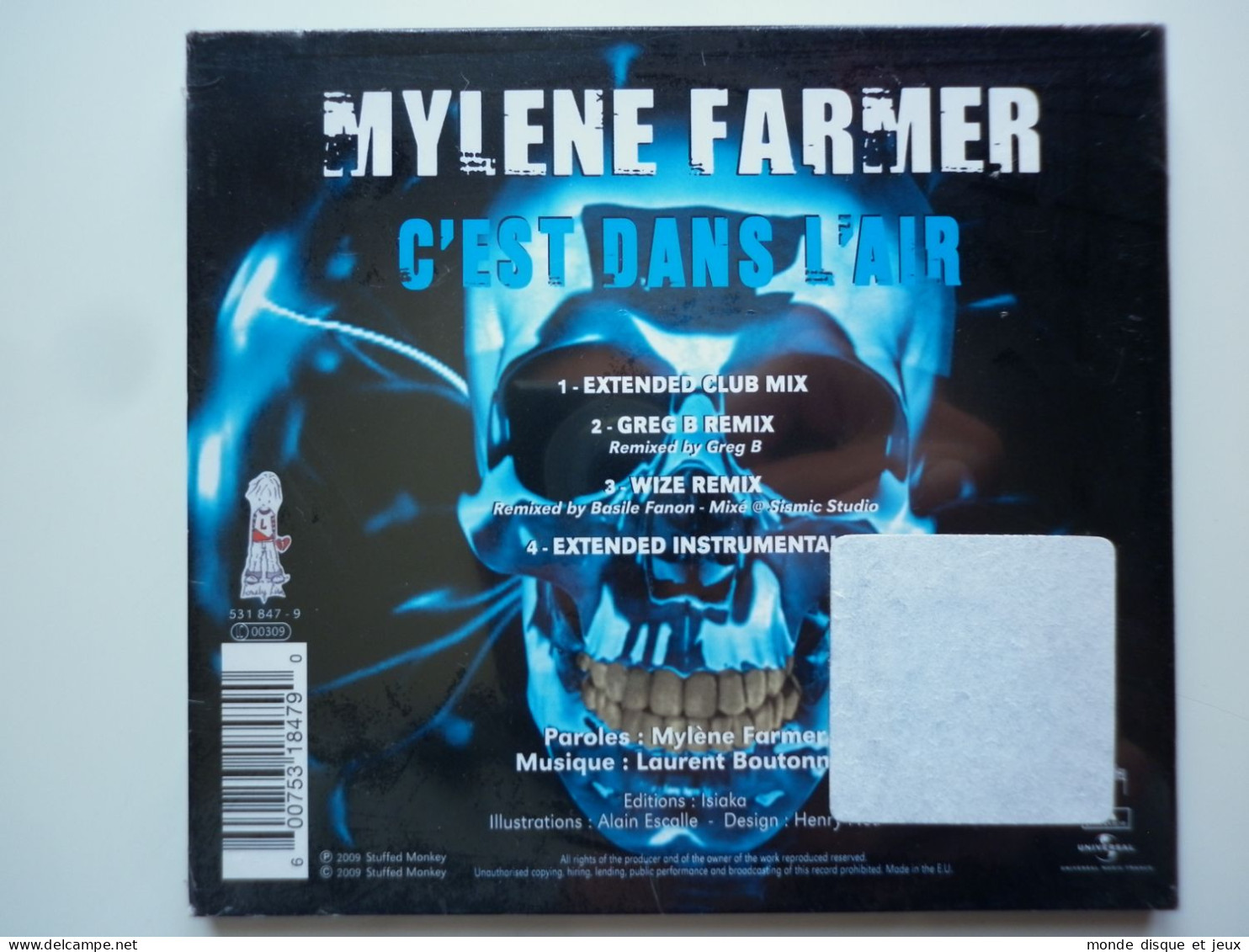 Mylene Farmer Cd Maxi Digipack C'est Dans L'Air (Version B) - Other - French Music