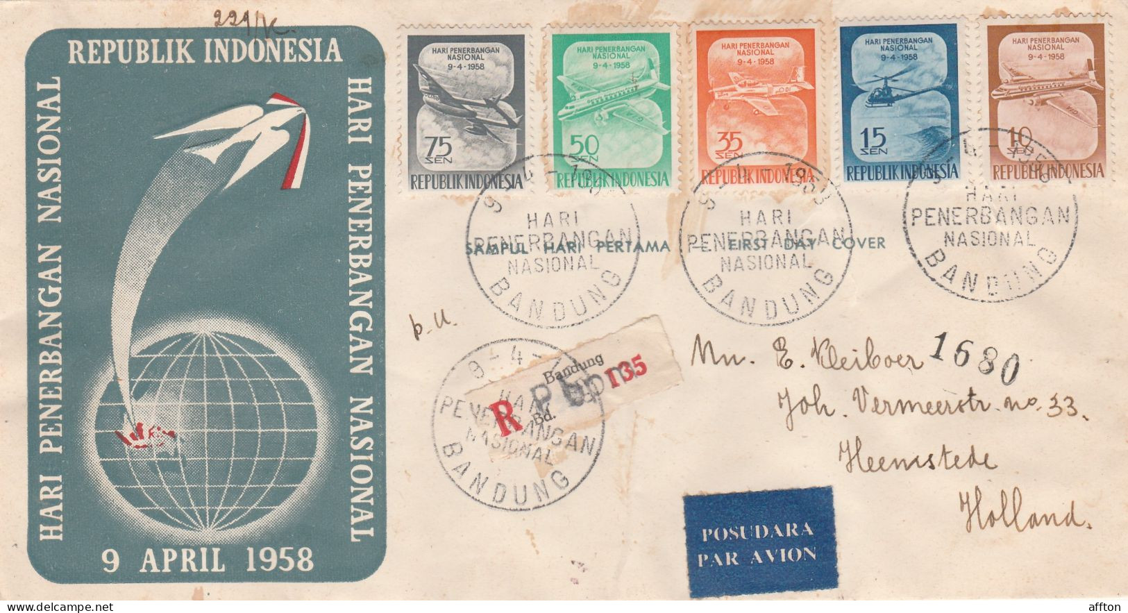 Indonesia FDC Mailed - Indonesia