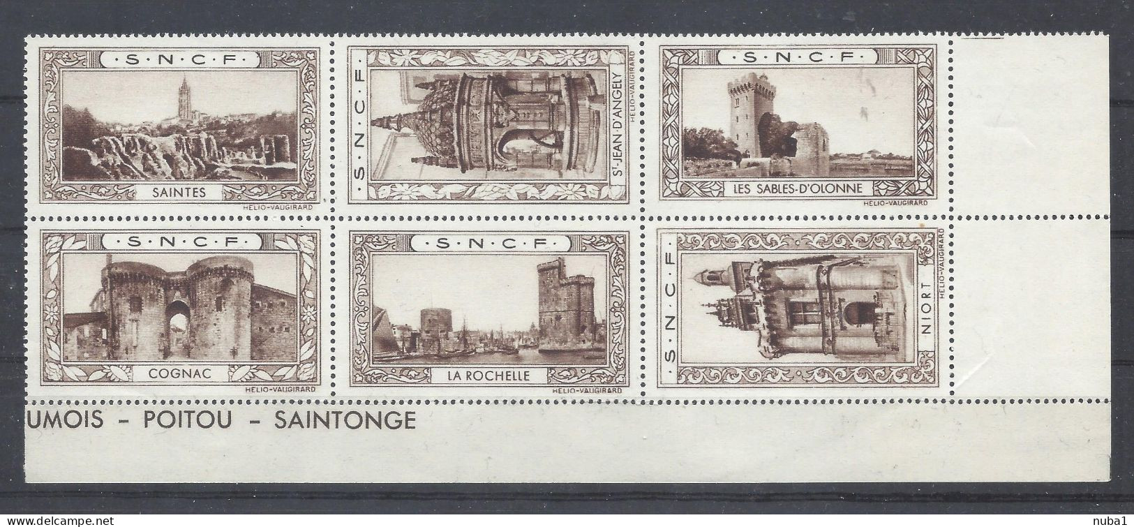 Lot Vignettes SNCF ** - Unused Stamps