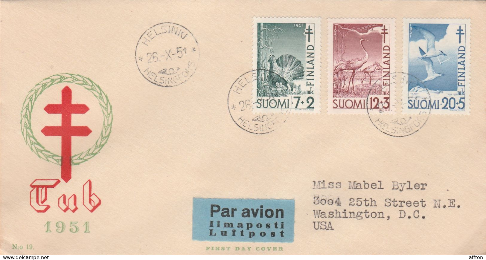 Finland FDC Mailed - FDC