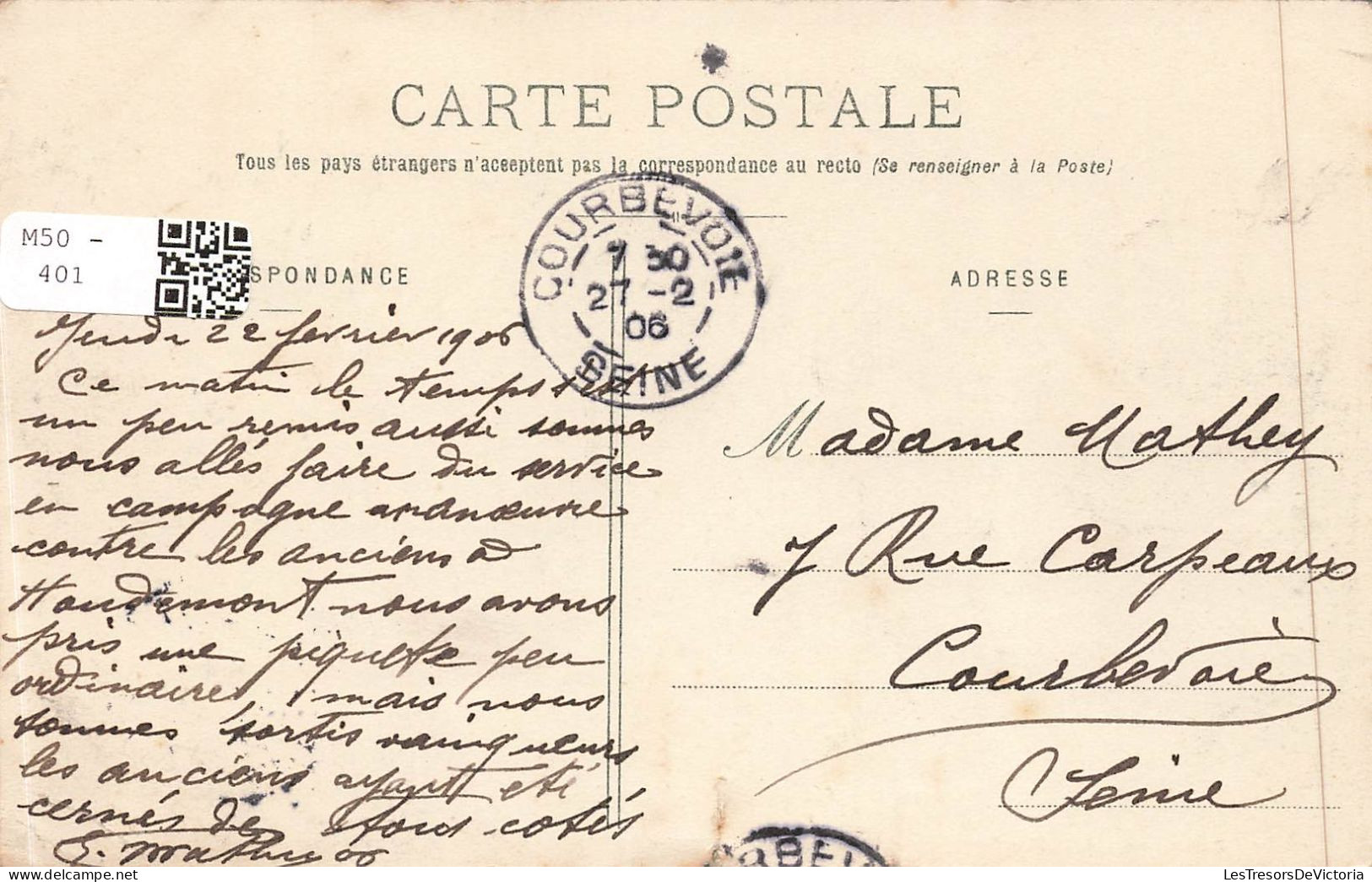 FRANCE - Nancy - L'Académie - Carte Postale Ancienne - Nancy