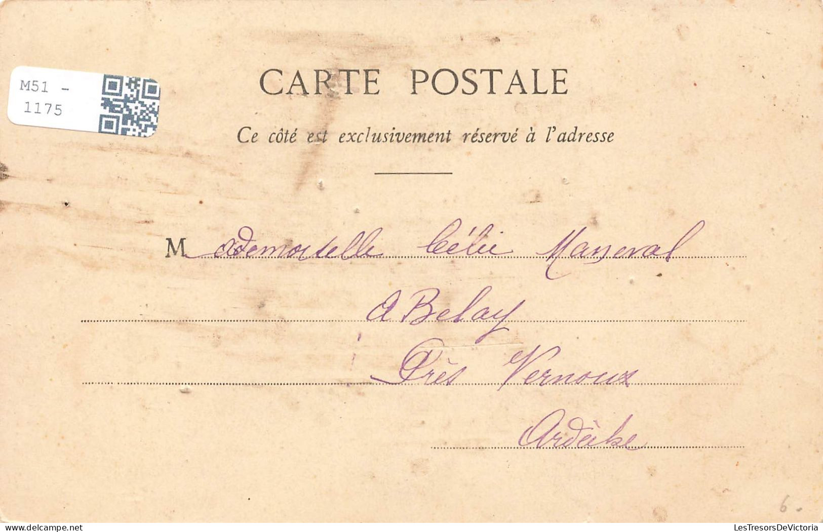 FANTAISIES - En Wagon - Dame élégante - Homme à Chapeau - Carte Postale Ancienne - Other & Unclassified