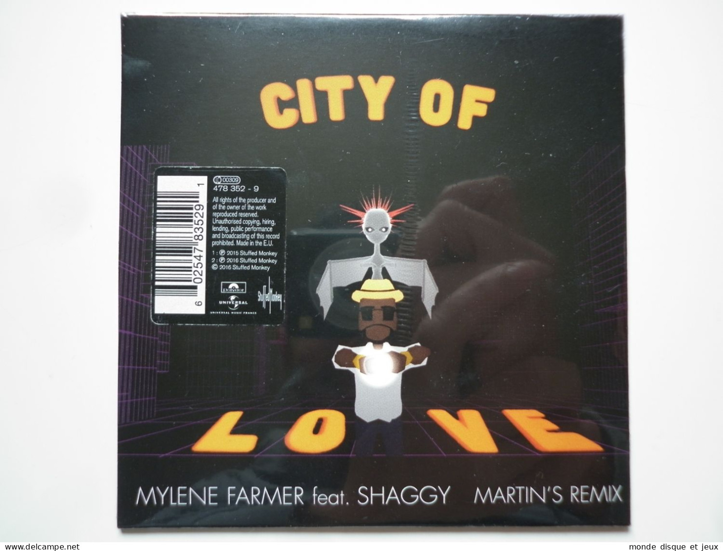 Mylene Farmer Cd Single City Of Love - Otros - Canción Francesa