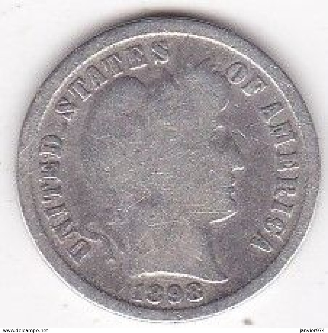 Etats-Unis. One Dime 1898 , Barber, En Argent - 1892-1916: Barber