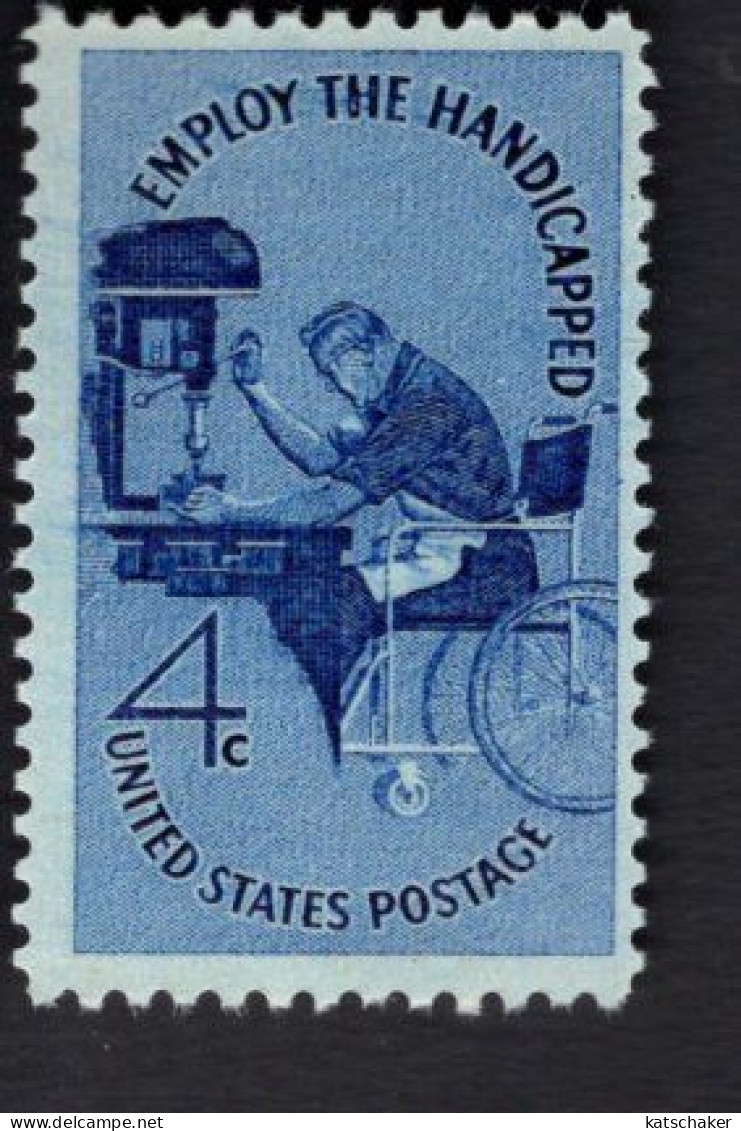 202741104 1960 SCOTT 1155 (XX) POSTFRIS MINT NEVER HINGED  -  EMPLOY THE HANDICAPPED - Unused Stamps
