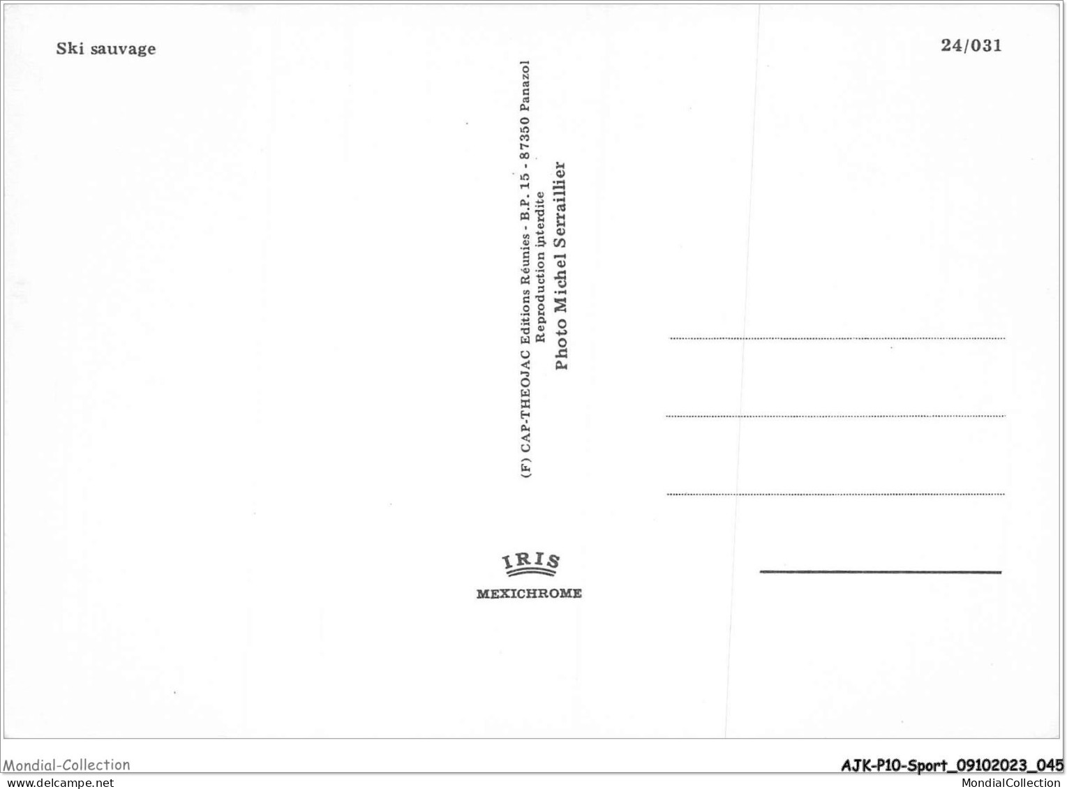 AJKP10-0979 - SPORT - SKI SAUVAGE  - Alpinismus, Bergsteigen