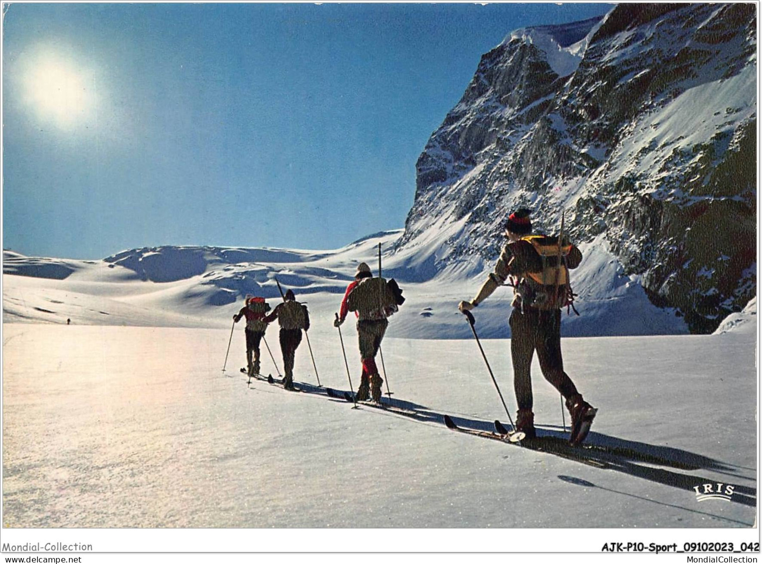 AJKP10-0978 - SPORT - SKI DE RANDONNE EN HAUTE MONTAGNE  - Mountaineering, Alpinism