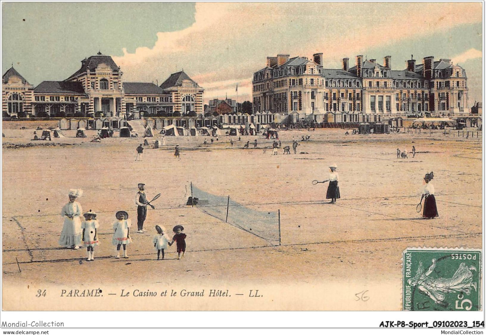 AJKP8-0836 - SPORT - PARAME - LE CASINO ET LE GRAND HÔTEL  - Tennis