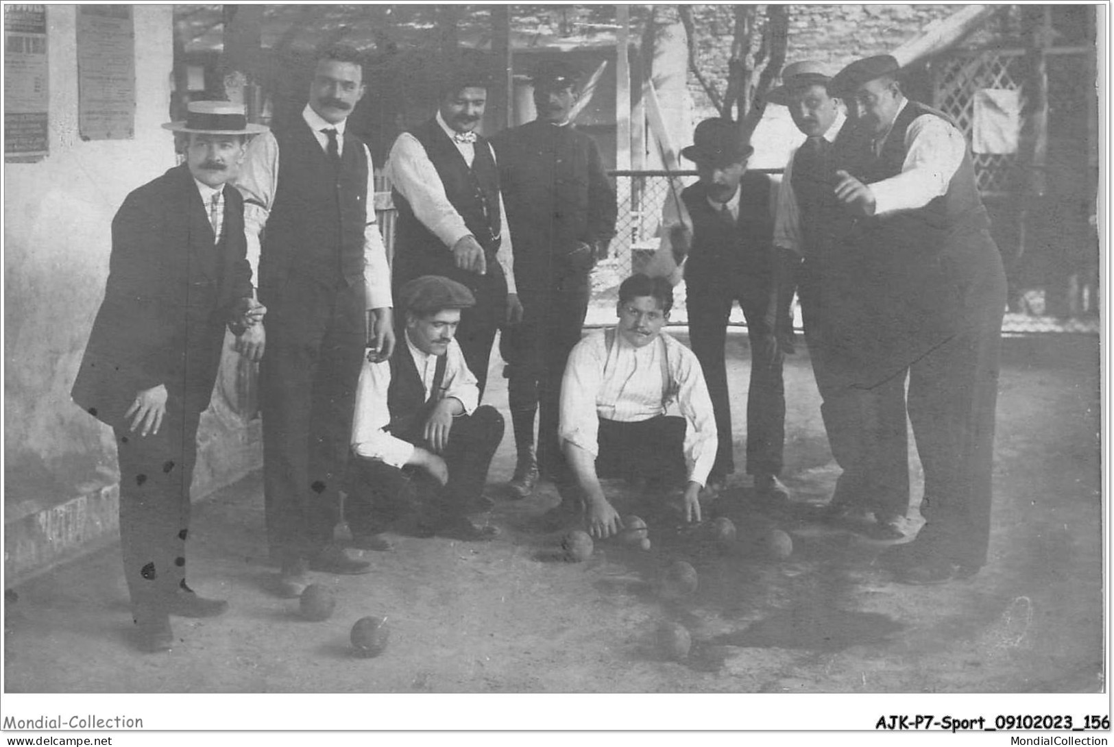 AJKP7-0729 - SPORT - PETANQUE LES BOULES CARTE PHOTO - Petanca