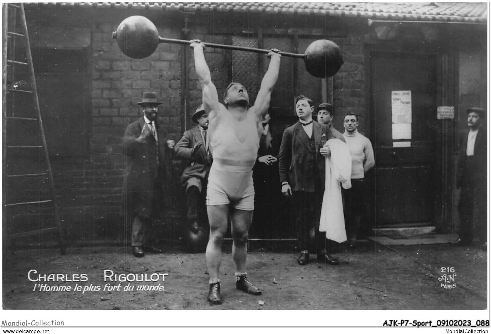 AJKP7-0695 - SPORT - CULTURISME CHARLES RIGOULOT - L'HOMME LE PLUS FORT DU MONDE - Weightlifting