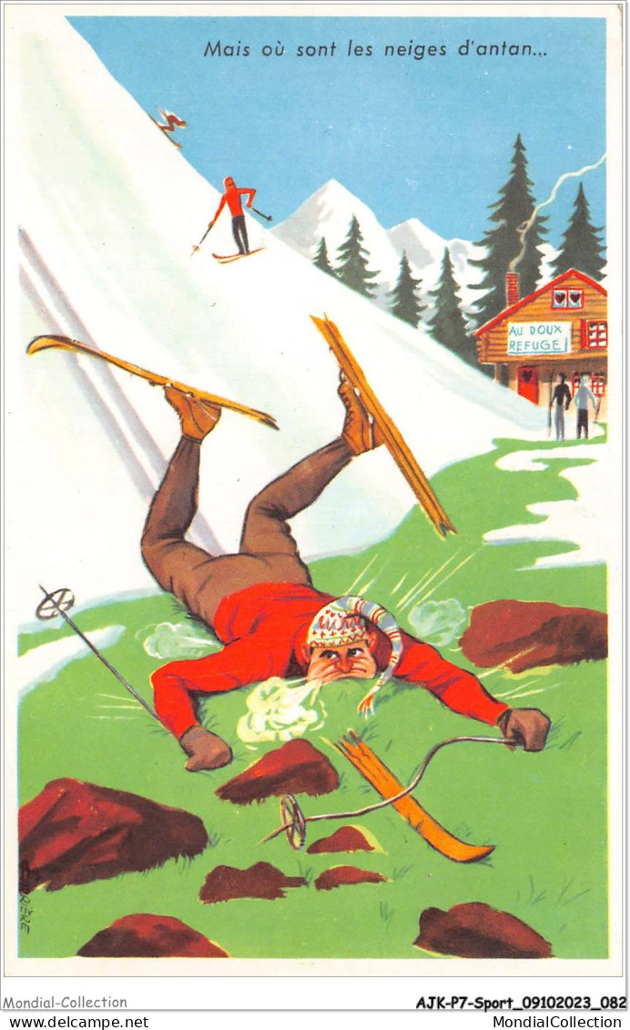 AJKP7-0692 - SPORT - MAIS OU SONT LES NEIGES D'ANTAN  - Mountaineering, Alpinism
