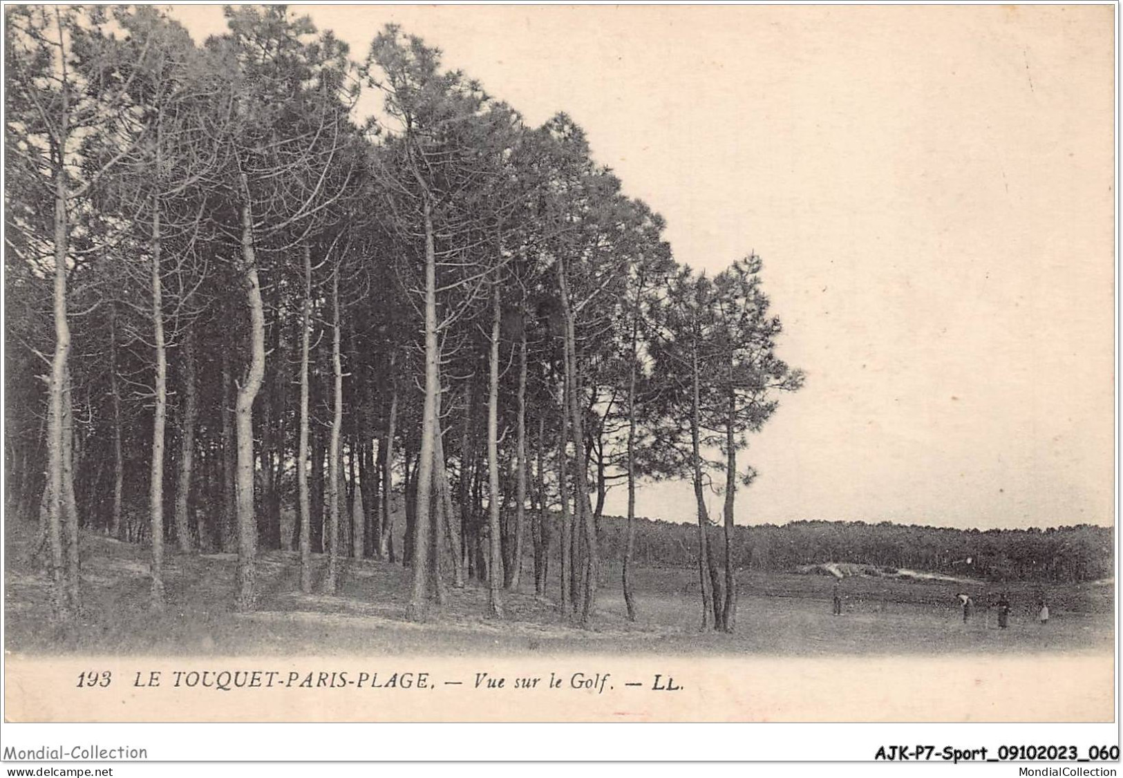 AJKP7-0681 - SPORT - LE TOUQUET-PARIS-PLAGE - VUE SUR LE GOLF  - Golf