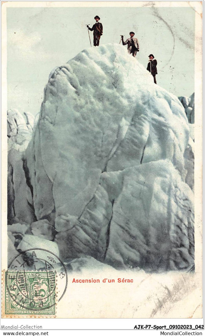 AJKP7-0672 - SPORT - ASCENSION D'UN SERAC SUISSE PONTRESINA - Mountaineering, Alpinism