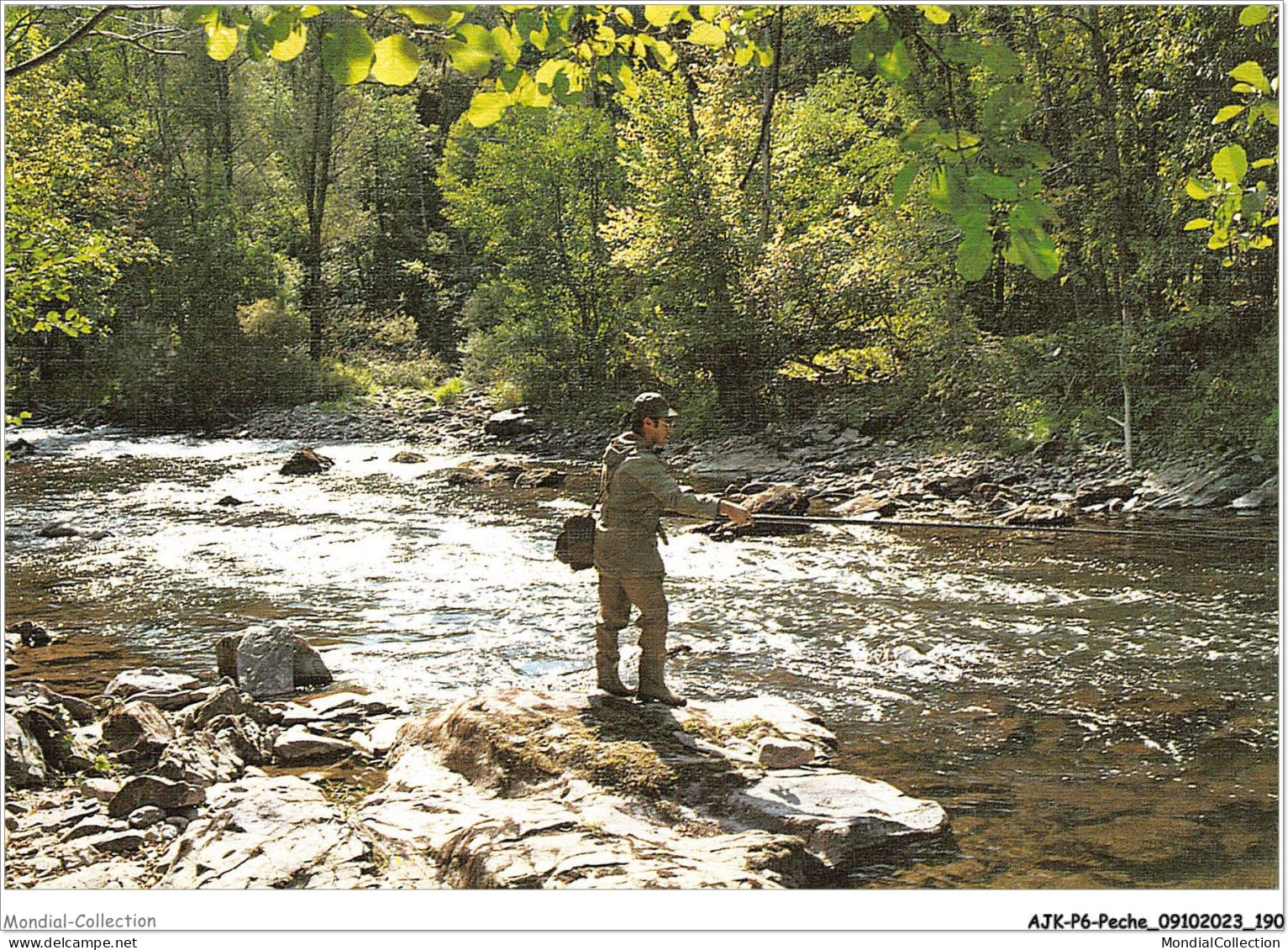 AJKP6-0630 - PECHE - LA PECHE A LA TRUITE  - Pesca