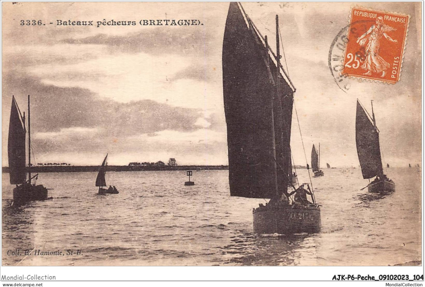 AJKP6-0587 - PECHE - BATEAUX PECHEURS BRETAGNE  - Fishing