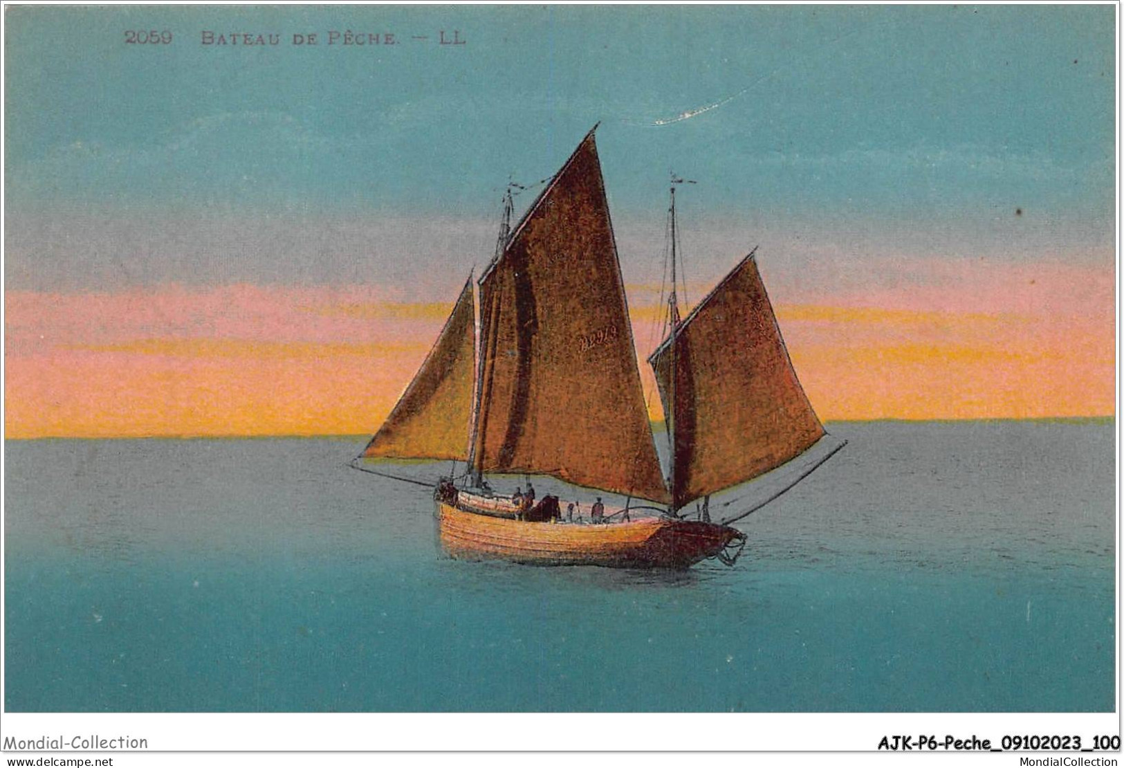 AJKP6-0585 - PECHE - BATEAU DE PECHE  - Pêche