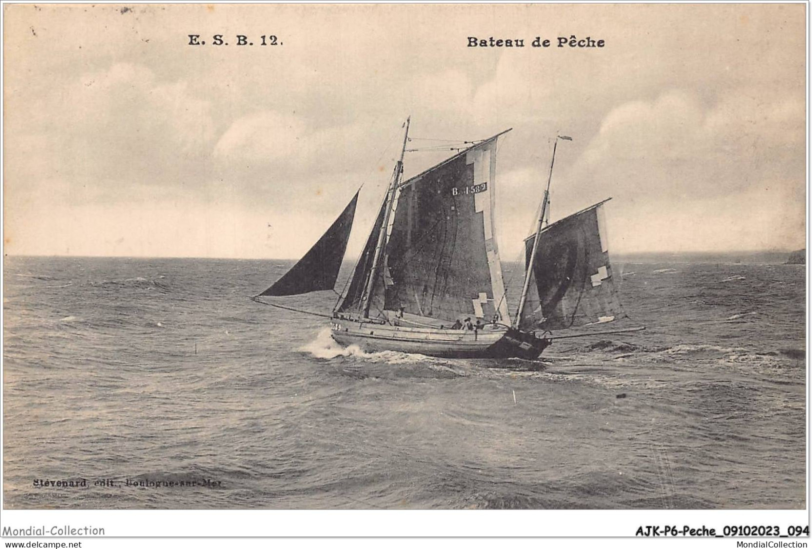 AJKP6-0582 - PECHE - BATEAU DE PECHE  - Pêche