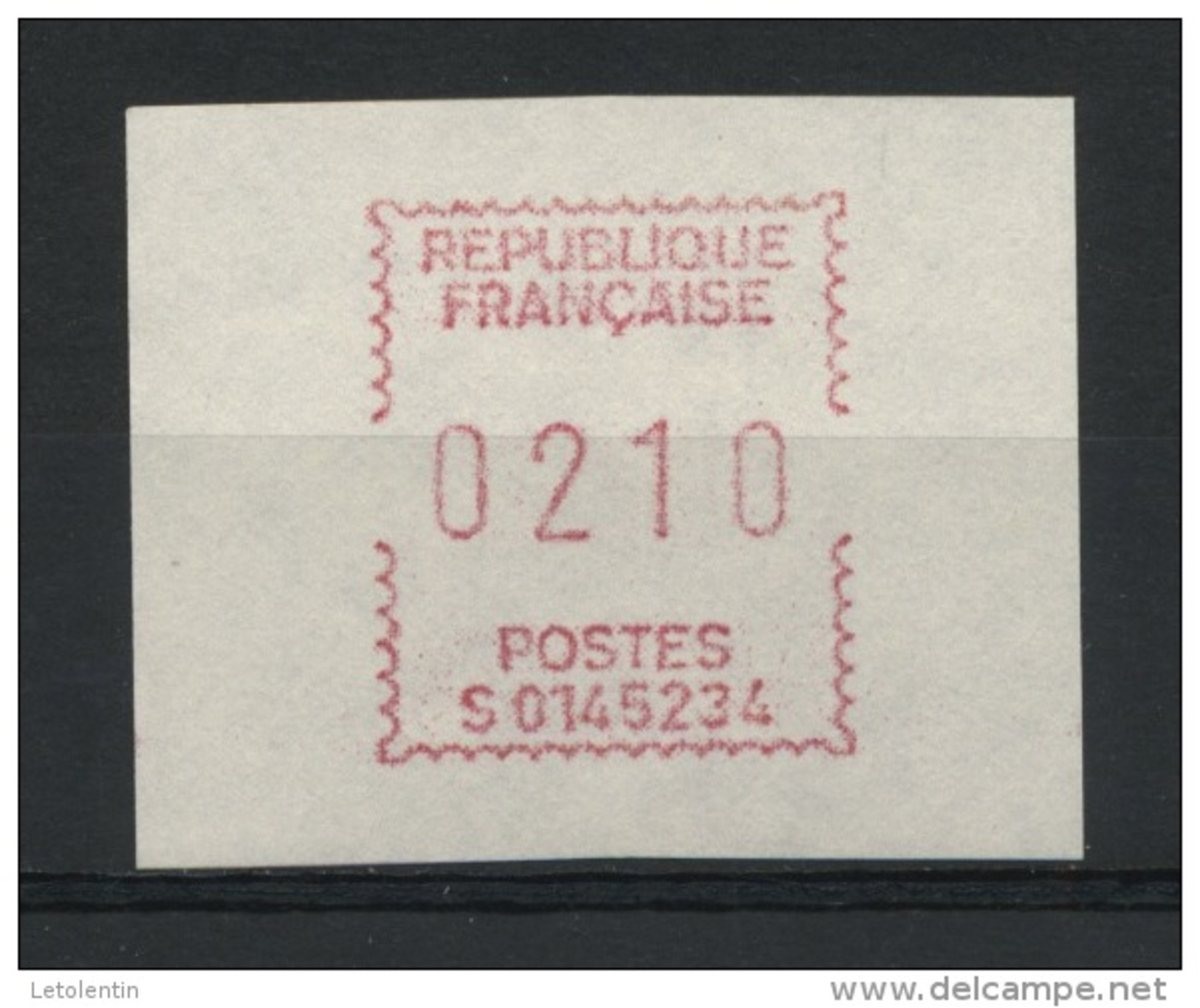 FRANCE -TIMBRES DE DISTRIBUTEUR- 2,10 ORLÉANS (S 01 45234)-  N° Yvert  93 ** - 1969 Montgeron – Weißes Papier – Frama/Satas