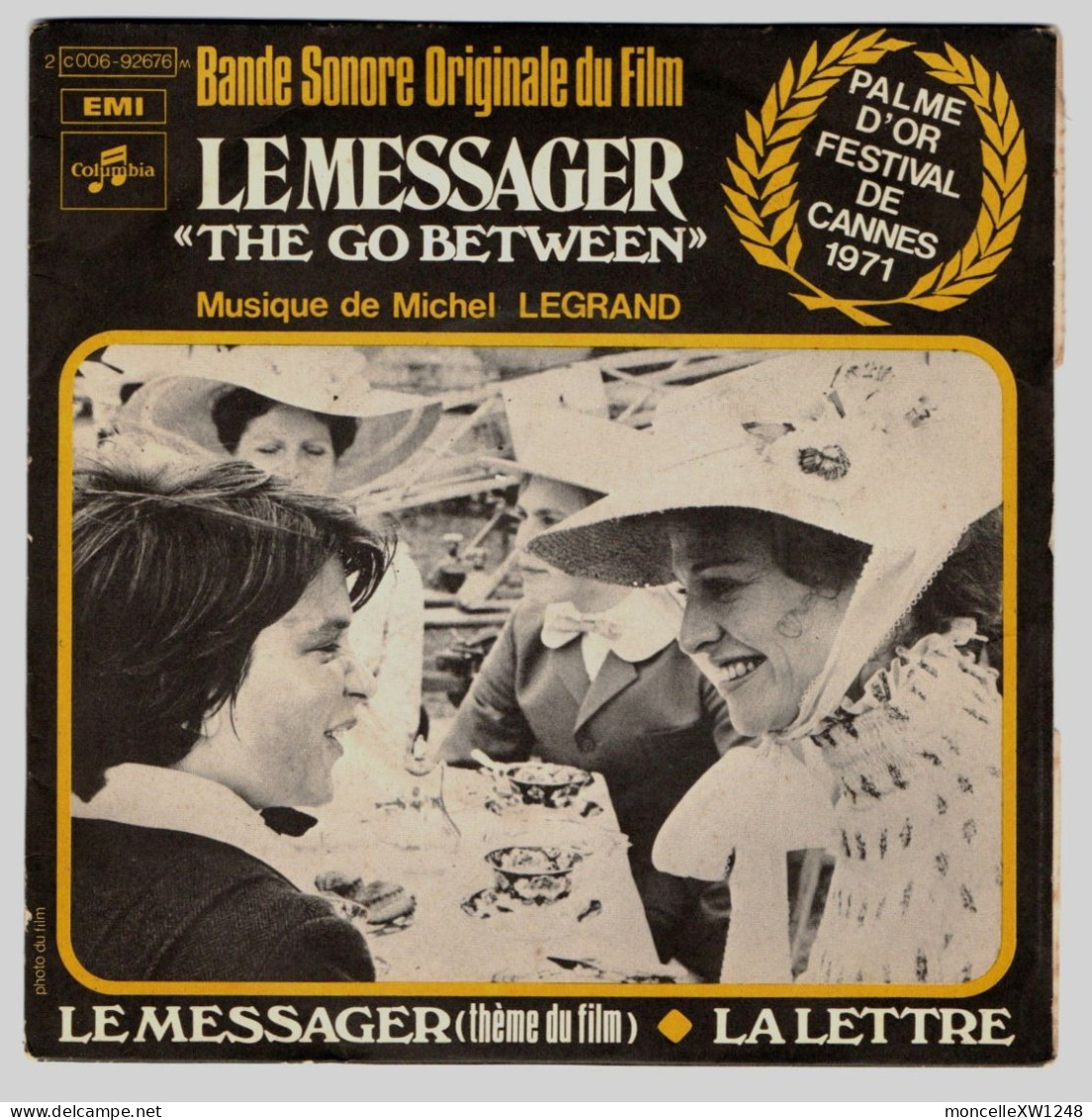 Michel Legrand - 45 T SP BOF Le Messager (1972) - Soundtracks, Film Music