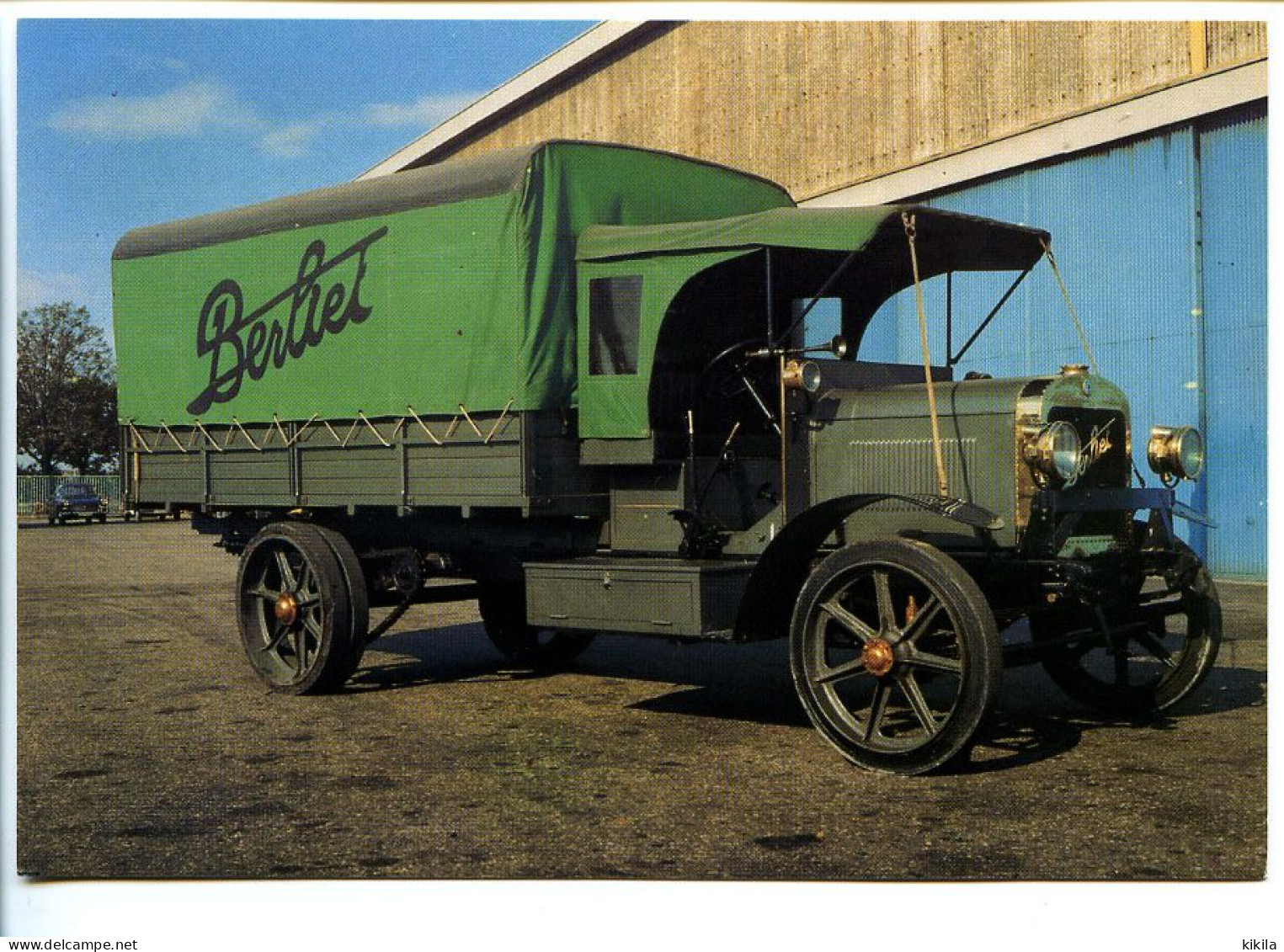 CPSM / CPM 10.5 X 15  Camion Berliet Type C.B.A.  Année 1914  Carrosserie "armée"* - Transporter & LKW