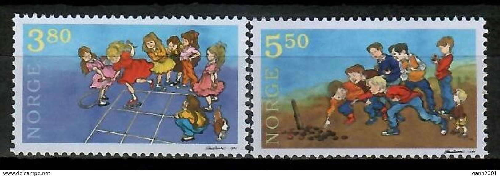 Norway 1998 Noruega / Kids Traditional Games MNH Juegos Infantiles / Kk03  34-5 - Altri & Non Classificati