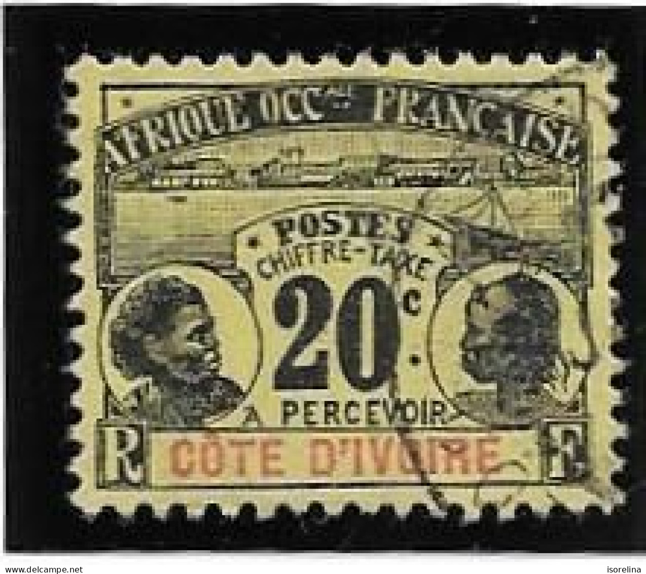 COTE IVOIRE TAXE N° 4 Obl Cote12 - Used Stamps