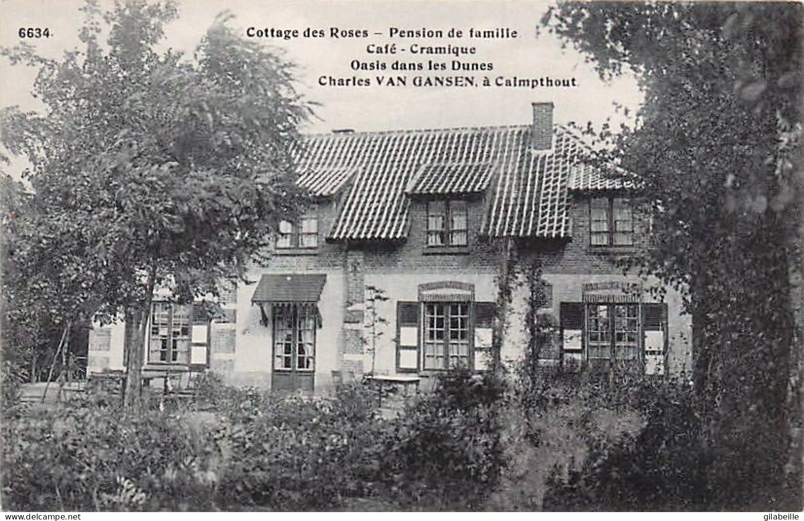 Kalmthout - Calmpthout - Cottage Des Roses - Pension De Famille - Café - Cramique - Rare - Kalmthout