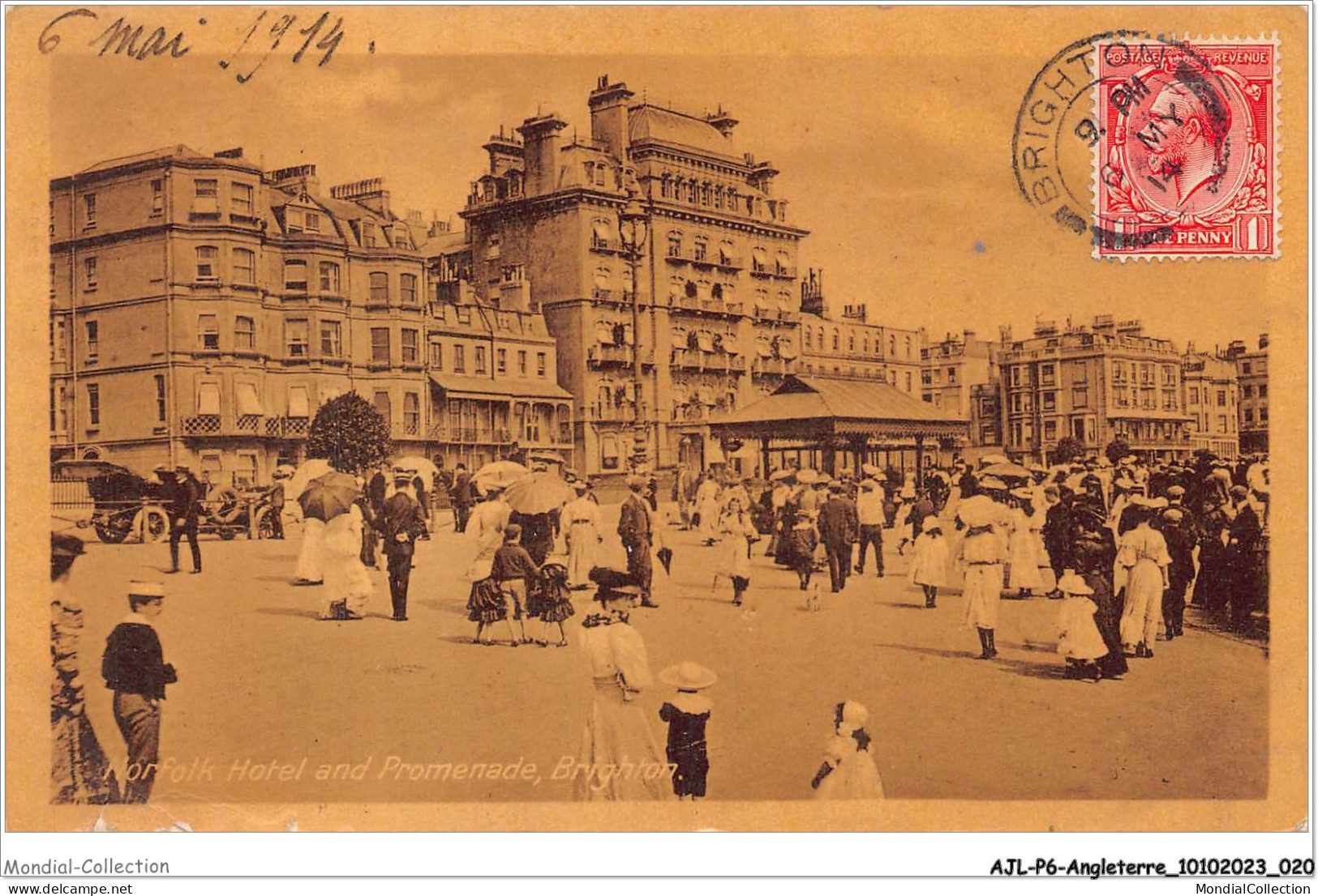 AJLP6-ANGLETERRE-0493 - Norfolk Hotel And Promenade -brighton - Brighton