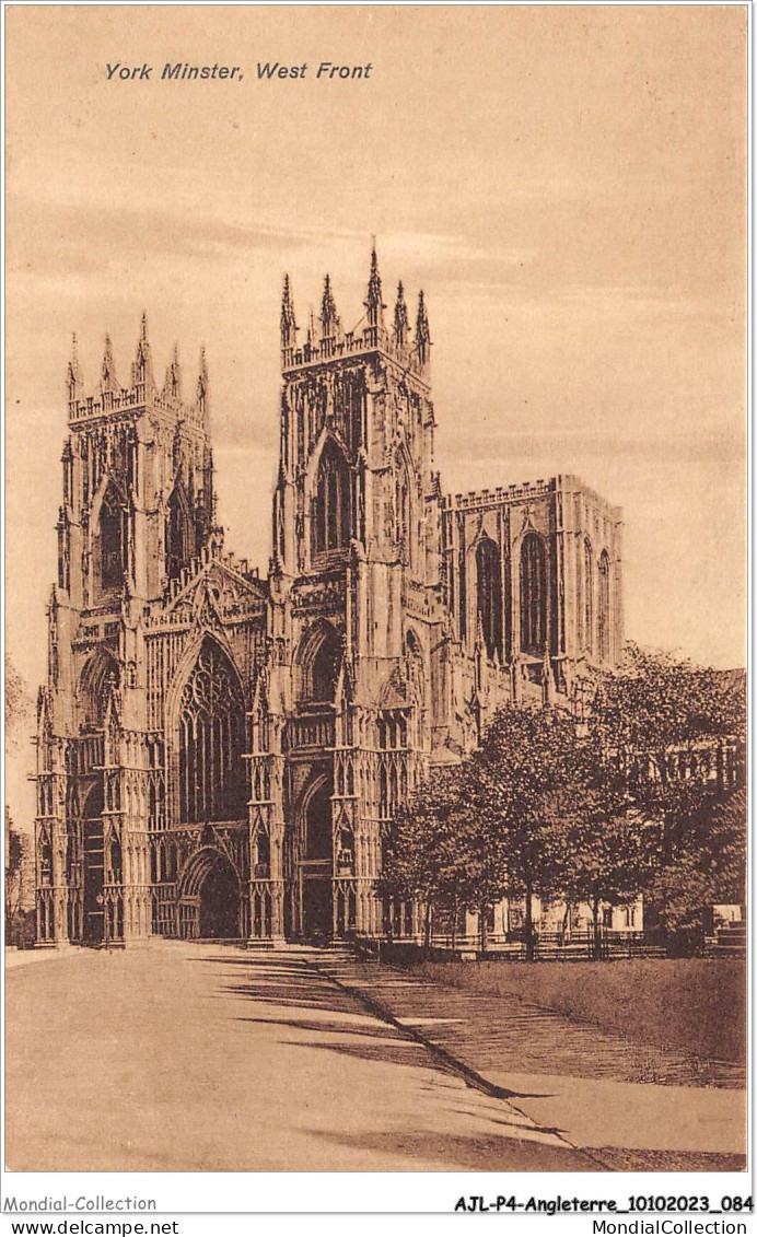 AJLP4-ANGLETERRE-0343 - York Minster - West Front - York