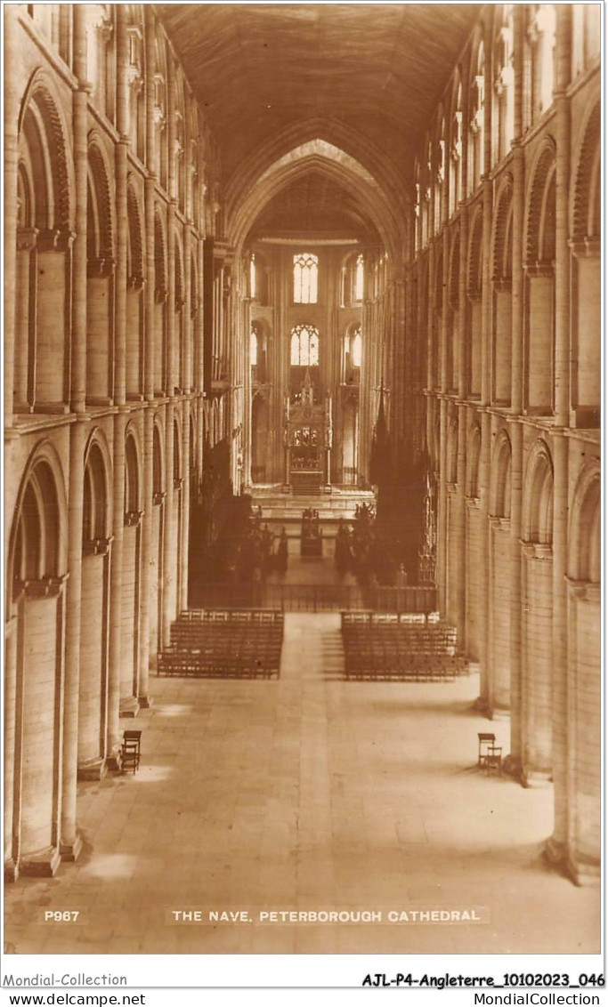AJLP4-ANGLETERRE-0324 - The Nave - Peterborough Cathedral - Autres & Non Classés