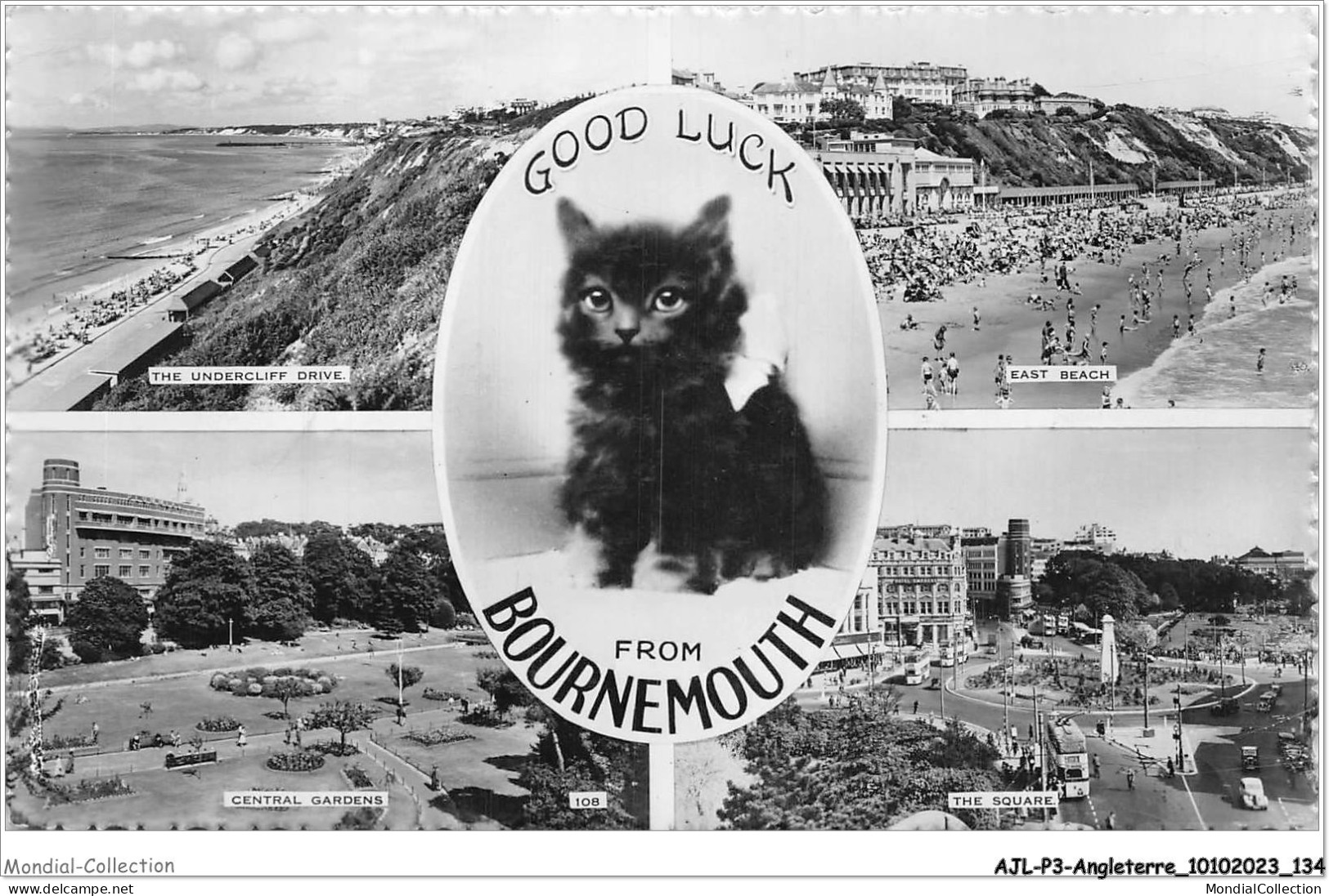 AJLP3-ANGLETERRE-0268 - Good Luck From Bournemouth - Bournemouth (a Partire Dal 1972)