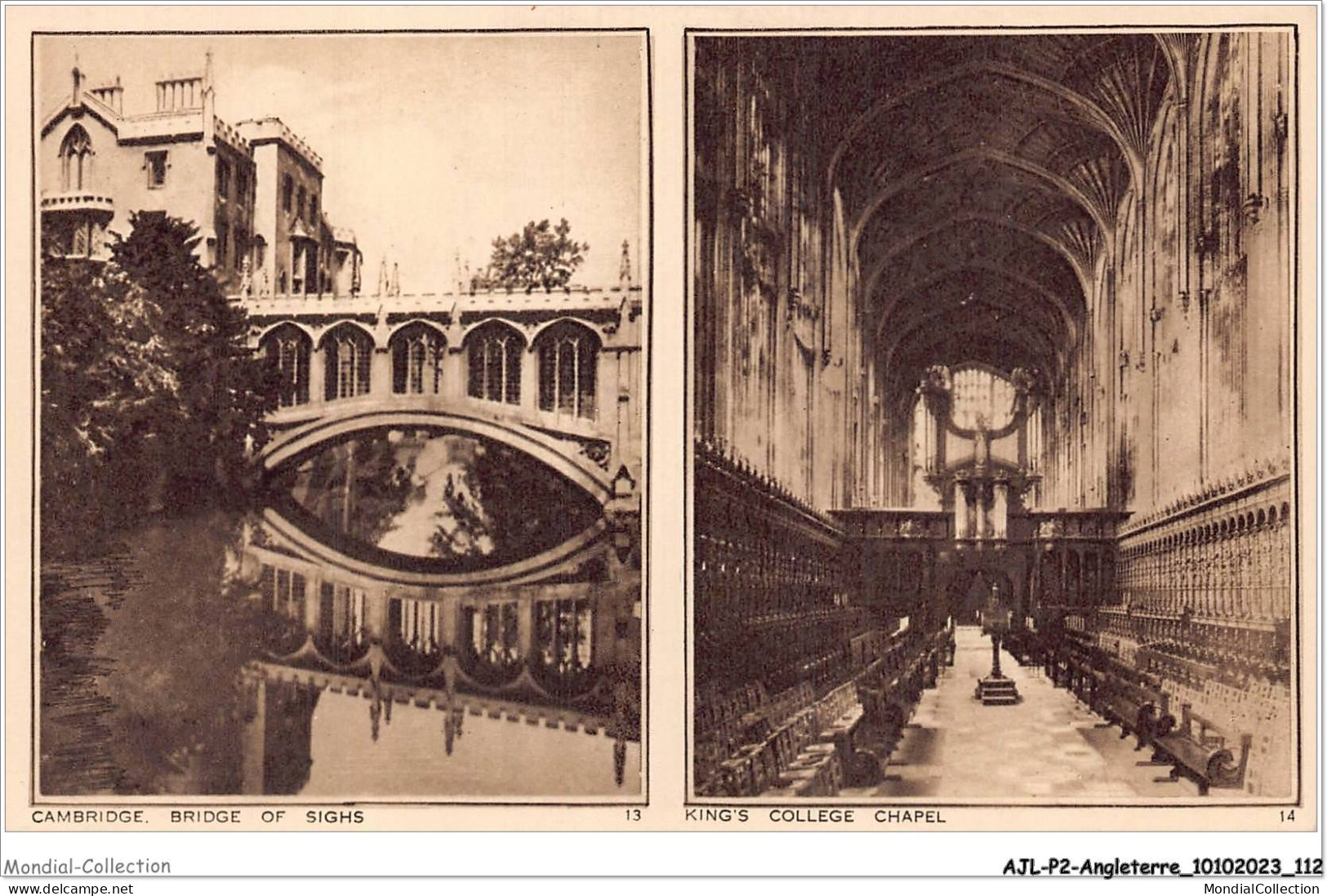 AJLP2-ANGLETERRE-0161 - Cambridge - Bridge Of Sighs - Cambridge
