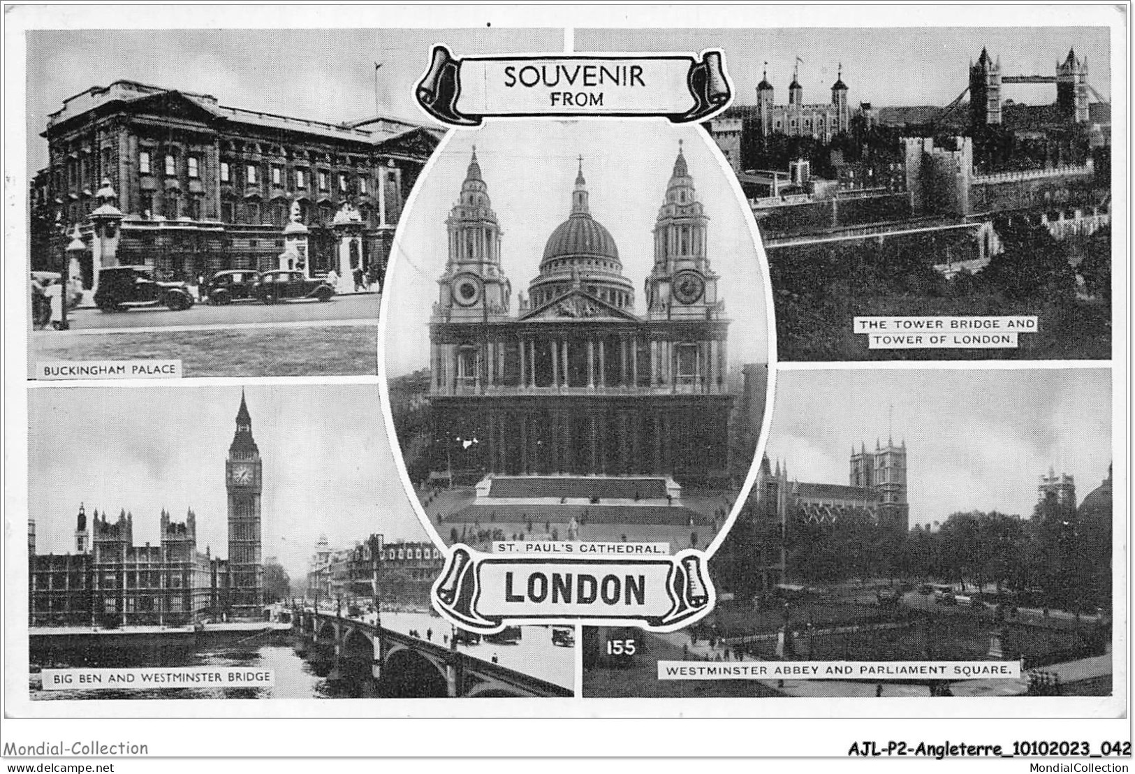 AJLP2-ANGLETERRE-0126 - Souvenir From St-paul's Cathedral London - St. Paul's Cathedral