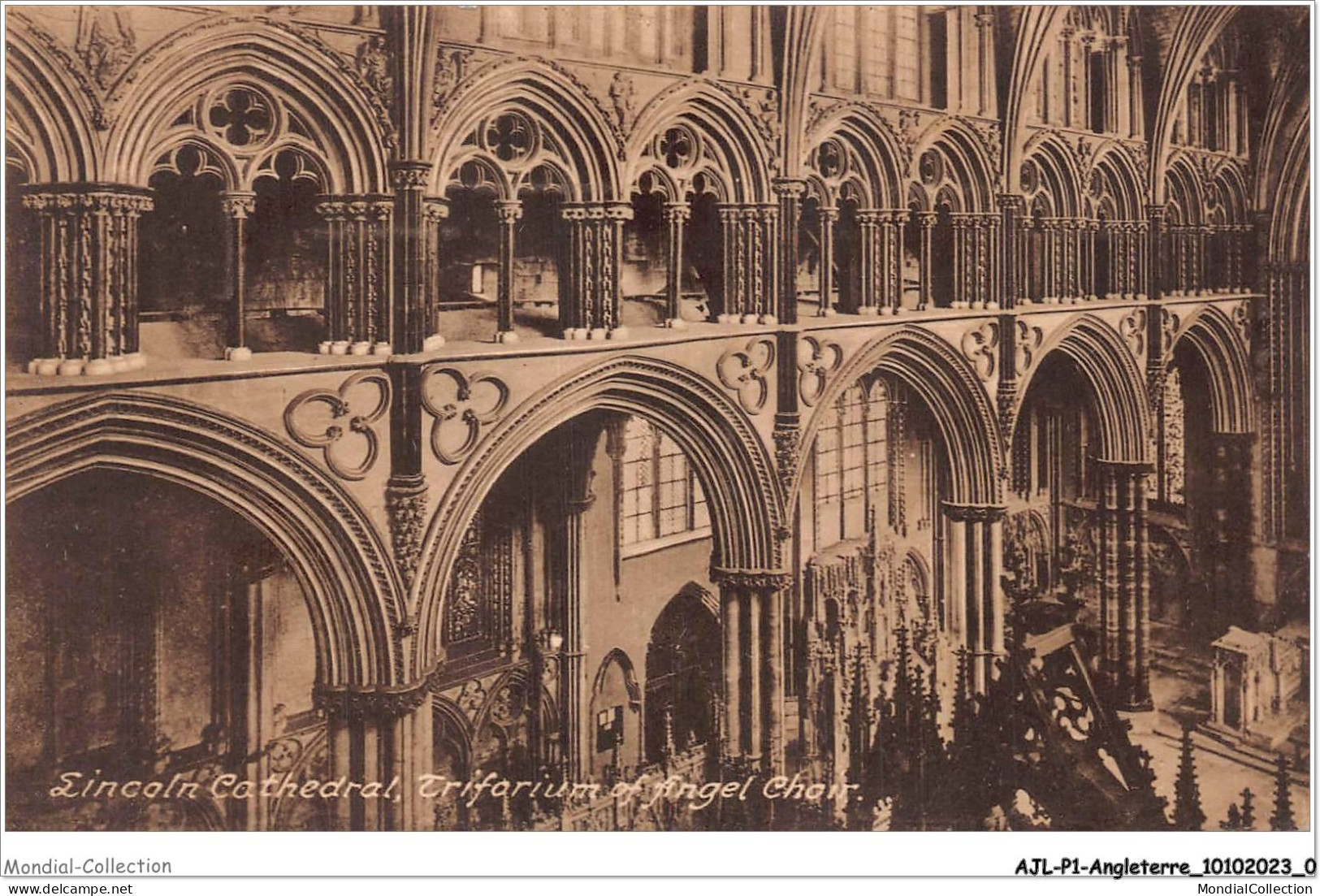 AJLP1-ANGLETERRE-0001 - Lincoln - Cathedral Triforium Of Angel Chair - Lincoln