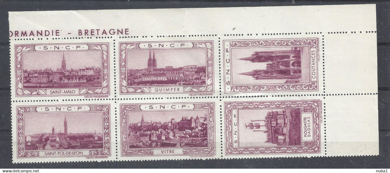 Lot Vignettes SNCF ** - Unused Stamps