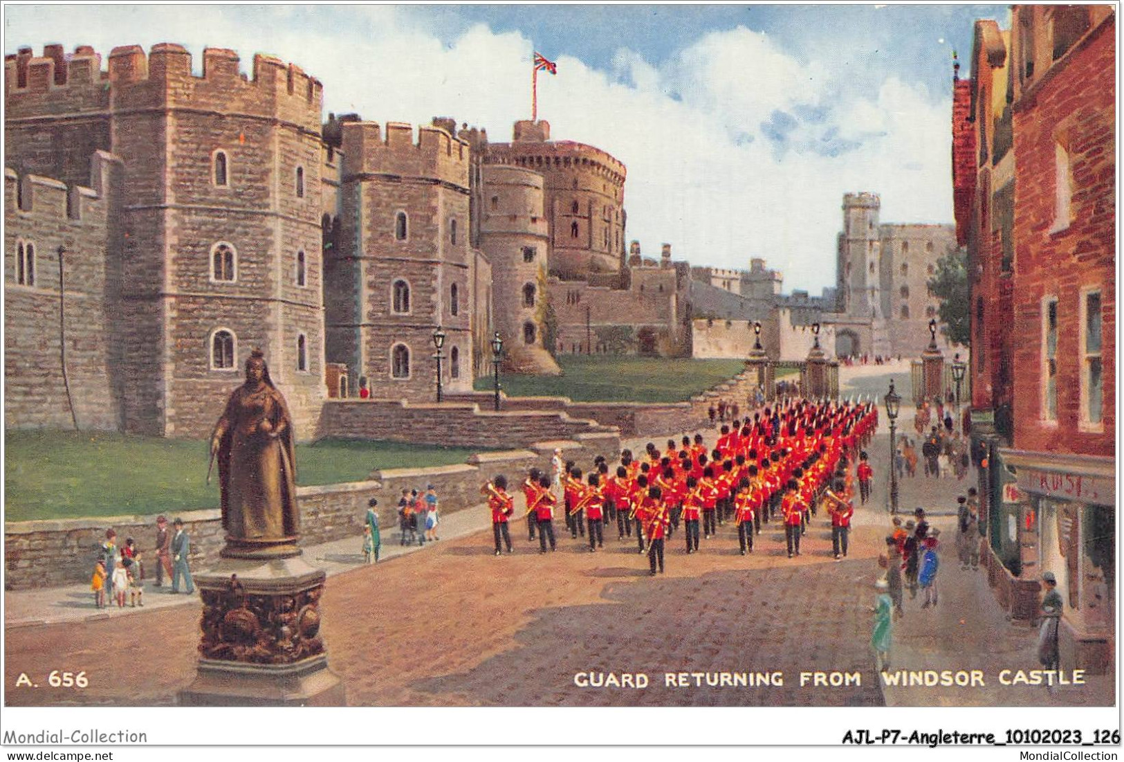 AJLP7-ANGLETERRE-0640 - Guard Beturning From Windsor Castle - Windsor