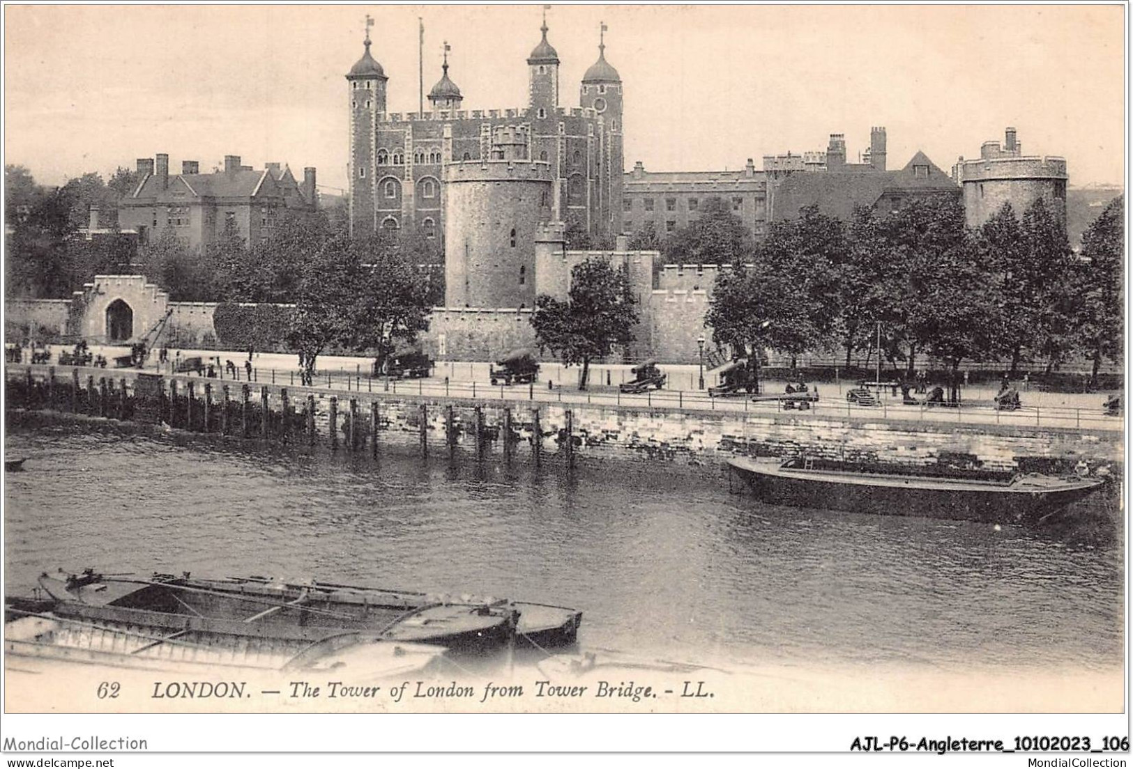 AJLP6-ANGLETERRE-0536 - London - The Tower Of London From Tower Bridge - Tower Of London