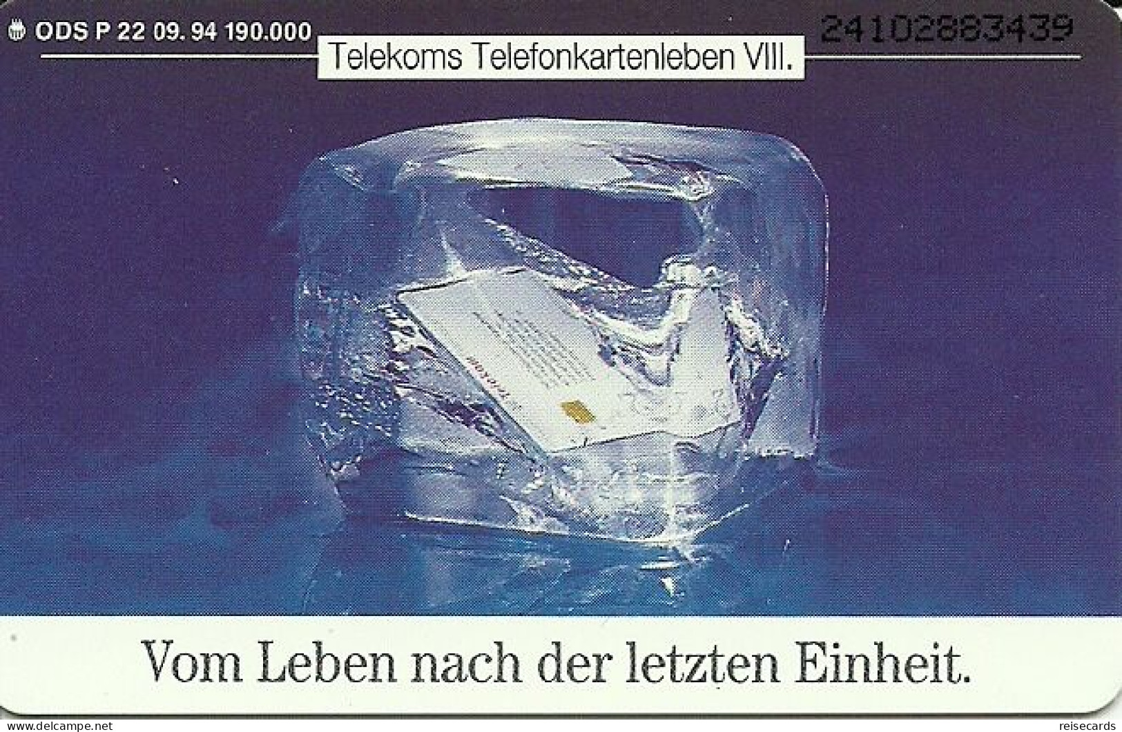Germany: Telekom P 22 09.94 Telecard Expo 1994 Berlin. Mint - P & PD-Series: Schalterkarten Der Dt. Telekom