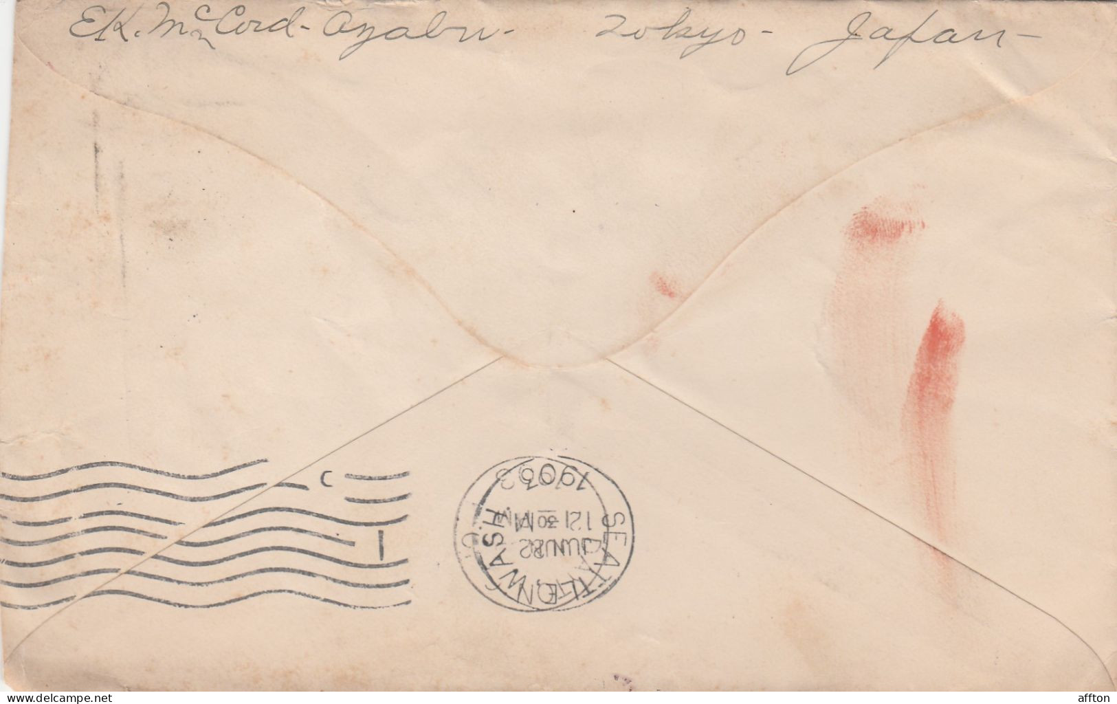 Japan 1903 Cover Mailed To USA - Lettres & Documents